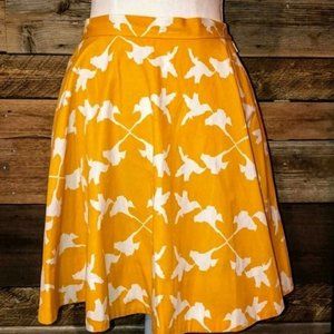 Anthropologie Hummingbird skirt